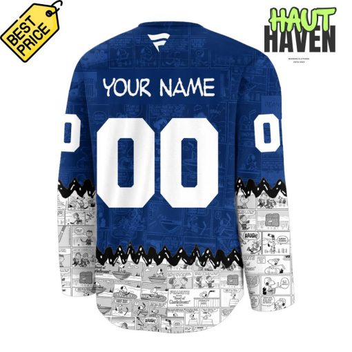 Toronto Maple Leafs 75th Anniversary of Peanuts Snoopy Jersey