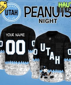 Utah Hockey Club Peanuts Night Special Hockey Jersey