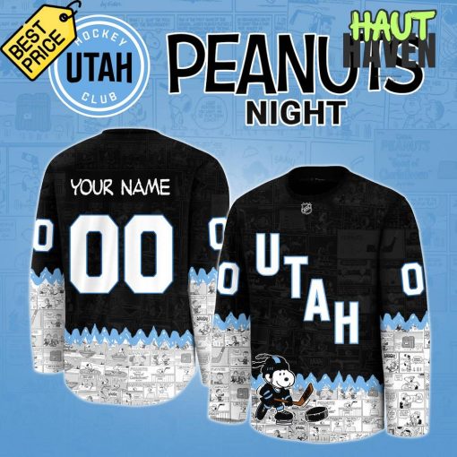 Utah Hockey Club Peanuts Night Special Hockey Jersey