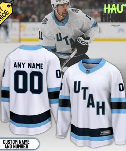 Utah Hockey Club White Breakaway Personalized Hockey Jersey