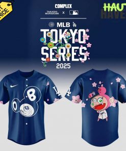 Los Angeles Dodgers Takashi Murakami x MLB World Tour Tokyo Series 2025 Special Baseball Jersey