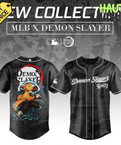 Agatsuma Zenitsu Demon Slayer x MLB Limited Edition Baseball Jersey