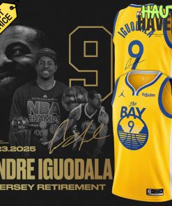 Andre Iguodala Signature Retirement Limited Edition Basketball Jersey