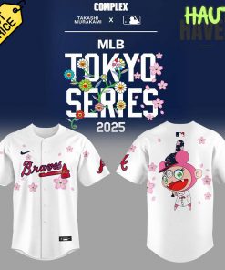 Atlanta Braves Takashi Murakami x MLB World Tour Tokyo Series Baseball Jersey