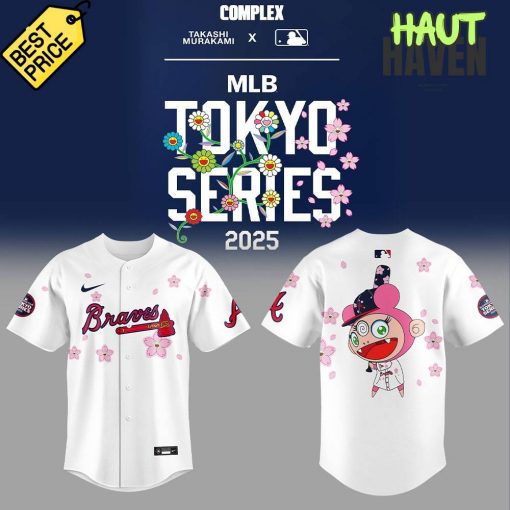 Atlanta Braves Takashi Murakami x MLB World Tour Tokyo Series Baseball Jersey