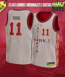 Atlanta Hawks x Cactus Jack McDonald’s Special Basketball Jersey