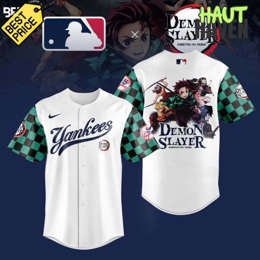 New York Yankees MLB x Demon Slayer Special Baseball Jersey