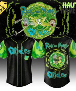 Baltimore Orioles MLB x Rick and Morty Special Baseball Jersey