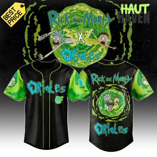 Baltimore Orioles MLB x Rick and Morty Special Baseball Jersey