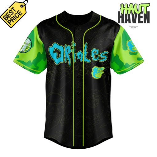 Baltimore Orioles MLB x Rick and Morty Special Baseball Jersey