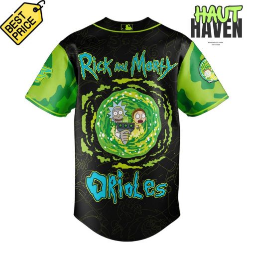 Baltimore Orioles MLB x Rick and Morty Special Baseball Jersey