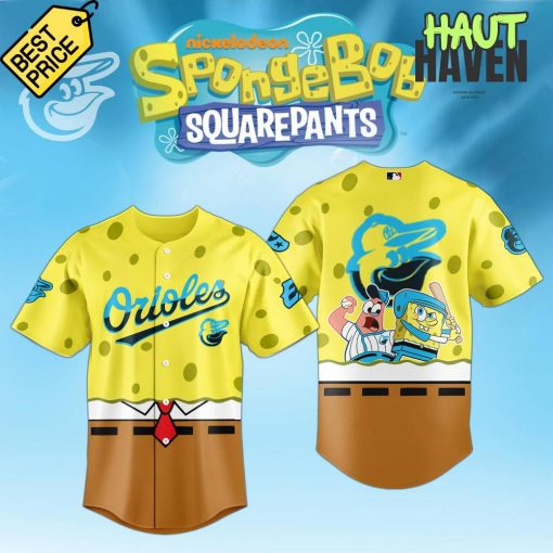 Baltimore Orioles x SpongeBob SquarePants Special New Baseball Jersey