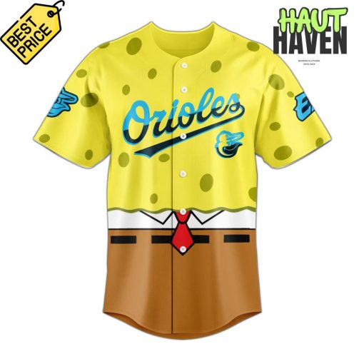 Baltimore Orioles x SpongeBob SquarePants Special New Baseball Jersey