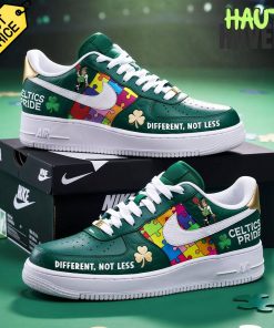 Boston Celtics Autism Awareness Special Air Force 1 Sneaker