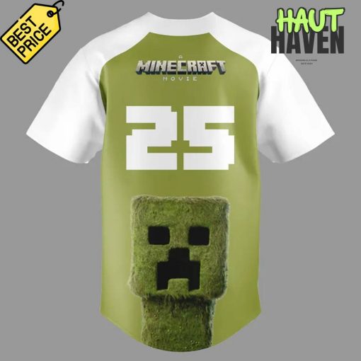 Boston Red Sox x Minecraft Movie Special Baseball Jersey