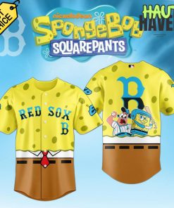 Boston Red Sox x SpongeBob SquarePants Special New Baseball Jersey