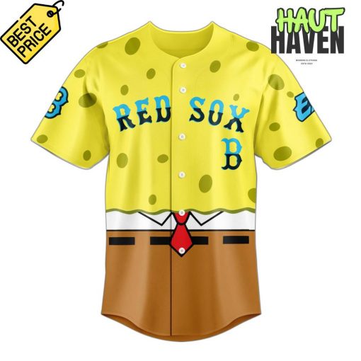 Boston Red Sox x SpongeBob SquarePants Special New Baseball Jersey