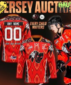 Calgary Hitmen Every Child Matters Special Hockey Jersey