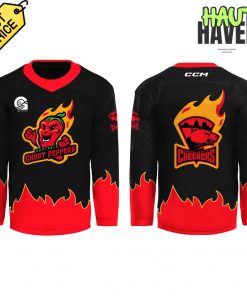 Charlotte Checkers x Gastonia Ghost Peppers Special Hockey Jersey