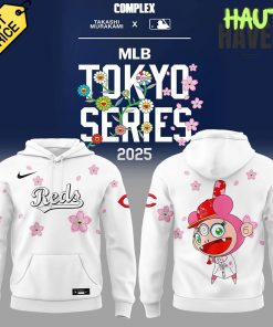 Cincinnati Reds Takashi Murakami x MLB World Tour Tokyo Series Special Hoodie