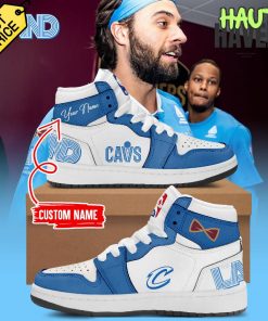 Cleveland Cavaliers Gallery Blue Blake Personalized Air Jordan 1 Sneaker