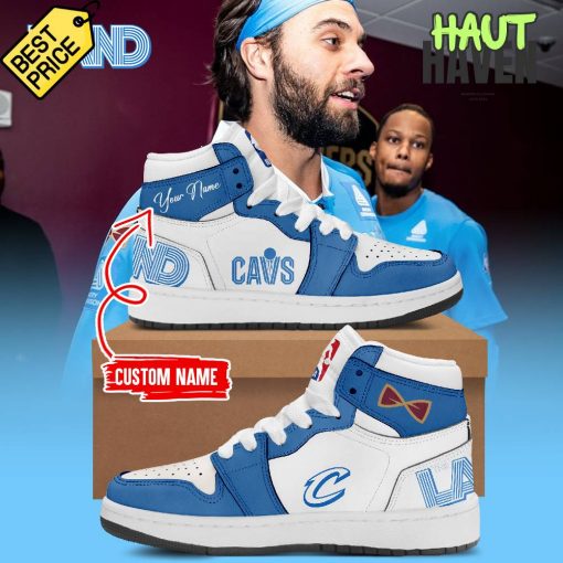 Cleveland Cavaliers Gallery Blue Blake Personalized Air Jordan 1 Sneaker