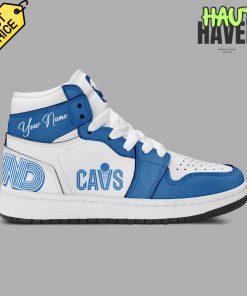 Cleveland Cavaliers Gallery Blue Blake Personalized Air Jordan 1 Sneaker