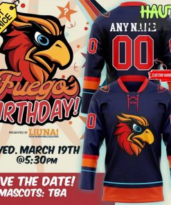 Coachella Valley Firebirds Fuego Birthday Special Jersey