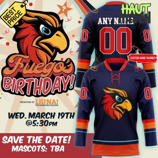 Coachella Valley Firebirds Fuego Birthday Special Jersey