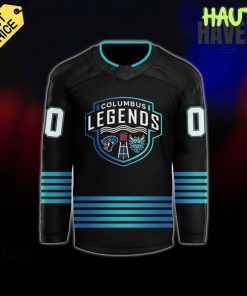 Columbus River Dragons Legends Night Team Amos Black Jersey