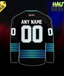 Columbus River Dragons Legends Night Team Amos Black Jersey