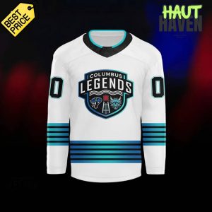 Celebrate Hockey History with the Columbus River Dragons Legends Night Team Morrow White Jersey