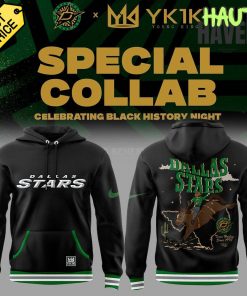 Dallas Stars Black History Night Special Collab Hoodie