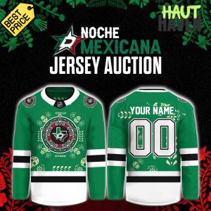 Celebrate Culture and Hockey with the Dallas Stars Noche Mexicana Special Hockey Jersey