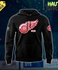 Detroit Red Wings x 2025 SANA Night Special Black Hoodie