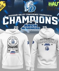 Drake Bulldogs 2025 MVC Tournament Champions Special Hoodie