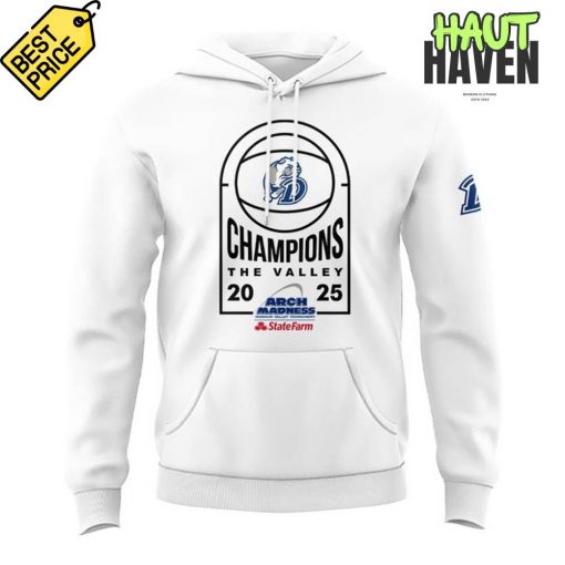 Drake Bulldogs 2025 MVC Tournament Champions Special Hoodie