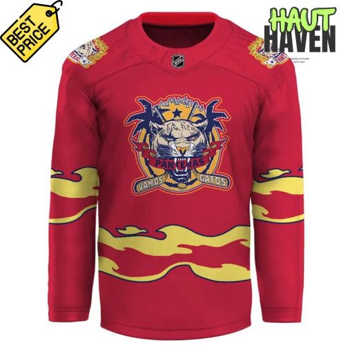 Florida Panthers Vamos Gatos Night Special Hockey Jersey