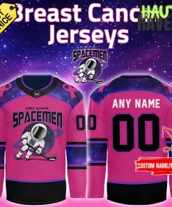 Fort Wayne Spacemen x Breast Cancer Services Hockey Jersey