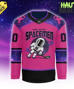 Fort Wayne Spacemen x Breast Cancer Services Hockey Jersey