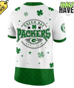 Green Bay Packers St. Patrick's Day Lucky Green Football Jersey