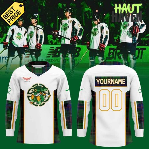 Greenville Swamp Rabbits St. Patrick’s Day Hockey Jersey