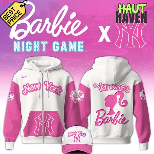 New York Yankees x Barbie Night Game Special Hoodie Pants Cap