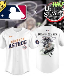 Houston Astros x Demon Slayer MLB 2025 Special Collab Baseball Jersey