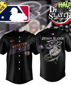 Houston Astros x Demon Slayer MLB 2025 Special Collab Baseball Jersey