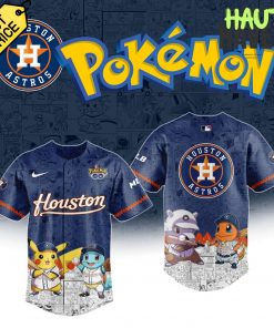 Houston Astros x Pokemon GO Special Baseball Jersey