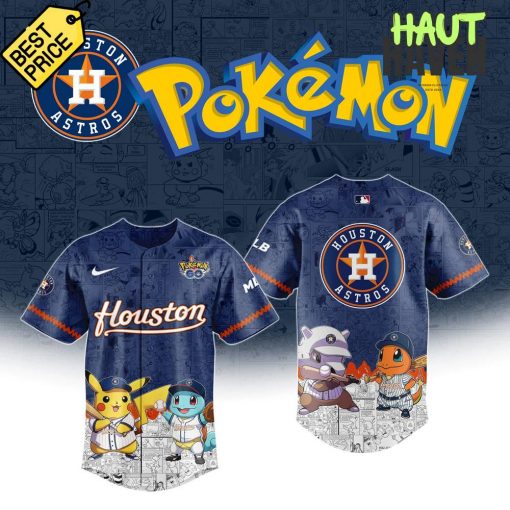 Houston Astros x Pokemon GO Special Baseball Jersey