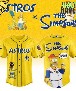 Houston Astros x The Simpsons Special Baseball Jersey