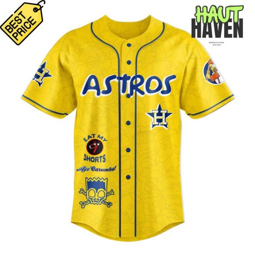 Houston Astros x The Simpsons Special Baseball Jersey