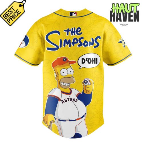 Houston Astros x The Simpsons Special Baseball Jersey